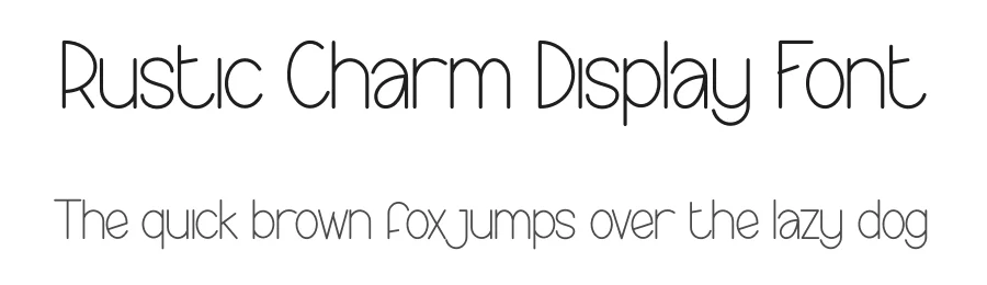 Rustic Charm Display Font by andikastudio — Display Font
