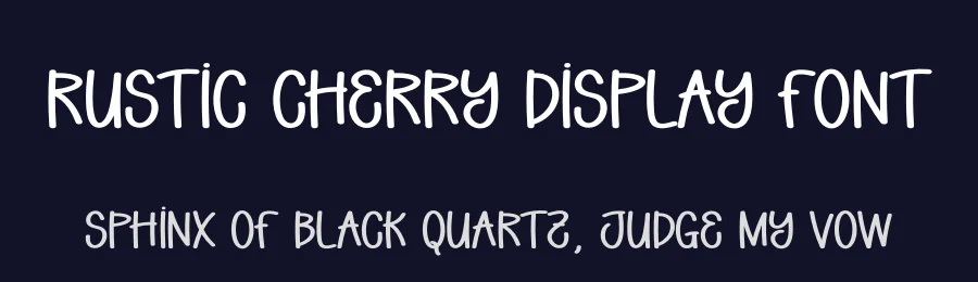 Rustic Cherry Display Font by andikastudio — Display Font — thumbnail 2