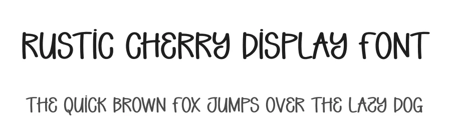 Rustic Cherry Display Font by andikastudio — Display Font