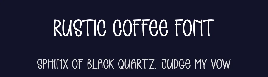 Rustic Coffee Font by creativeletter — Display Font — thumbnail 2
