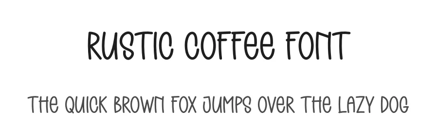 Rustic Coffee Font by creativeletter — Display Font