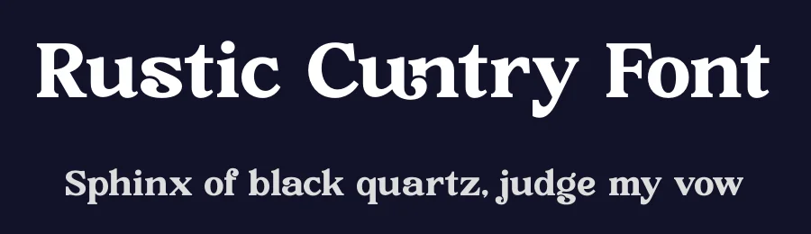 Rustic Cuntry Font by timelesstype.co — Display Font — thumbnail 2