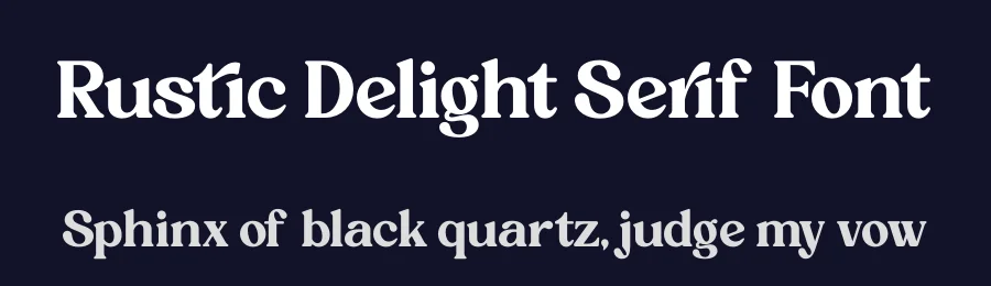 Rustic Delight Serif Font by timelesstype.co — Serif Font — thumbnail 2