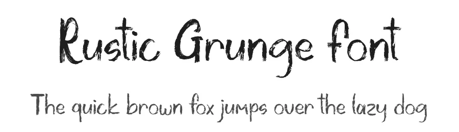 Rustic Grunge Font by Creatifontstudios — Script Handwritten Font