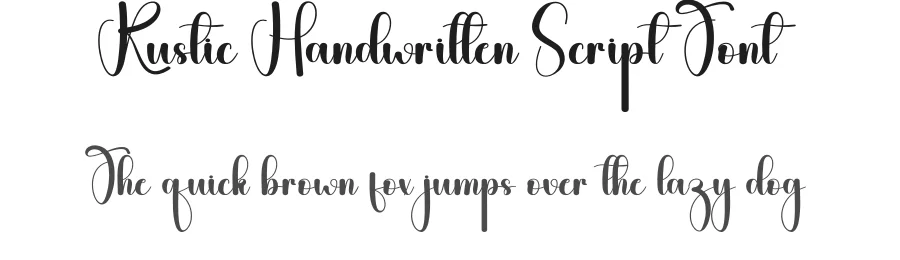 Rustic Handwritten Script Font by andikastudio — Script Handwritten Font
