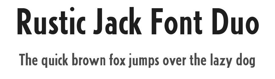 Rustic Jack Font Duo by AndrewPixel — Sans Serif Font