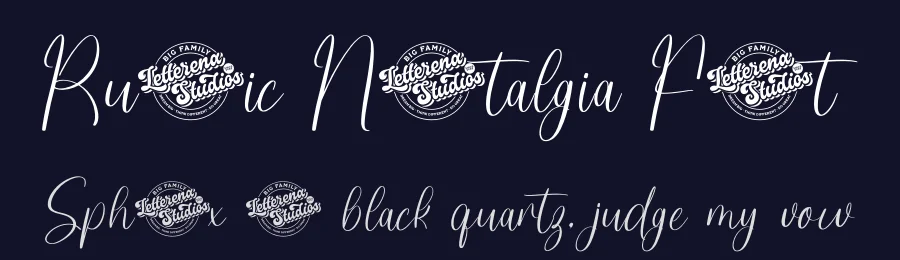 Rustic Nostalgia Font by letterenastudios — Script Handwritten Font — thumbnail 2
