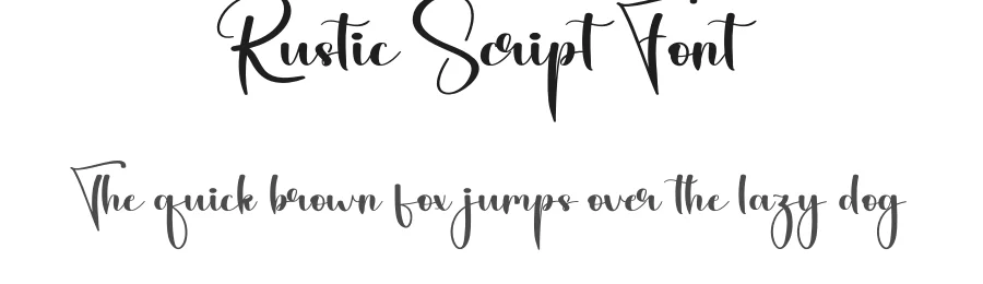 Rustic Script Font by andikastudio — Script Handwritten Font