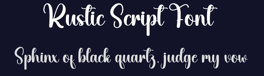Rustic Script Font by creativeletter — Script Handwritten Font — thumbnail 2