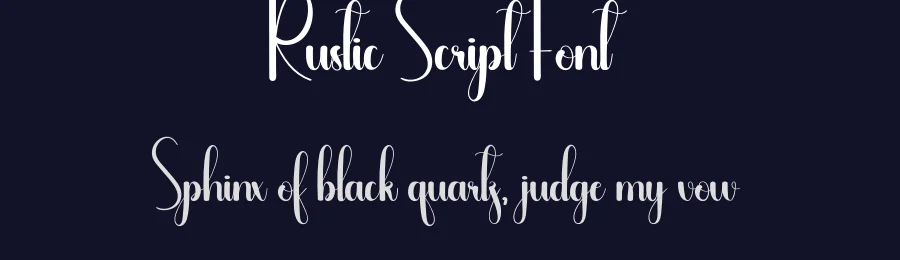 Rustic Script Font by andikastudio — Script Handwritten Font — thumbnail 2