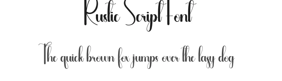 Rustic Script Font by andikastudio — Script Handwritten Font