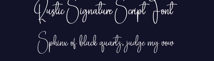 Rustic Signature Script Font by creativeletter — Script Handwritten Font — thumbnail 2