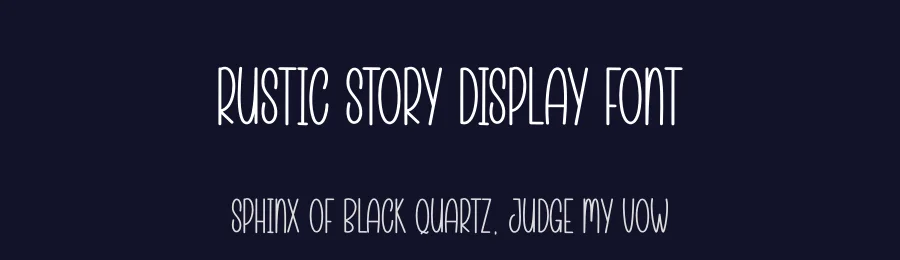 Rustic Story Display Font by andikastudio — Display Font — thumbnail 2
