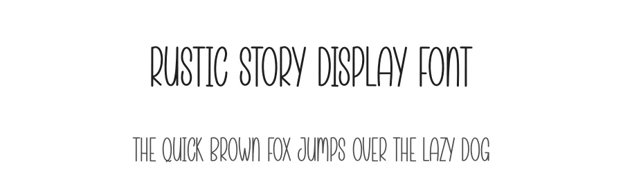 Rustic Story Display Font by andikastudio — Display Font