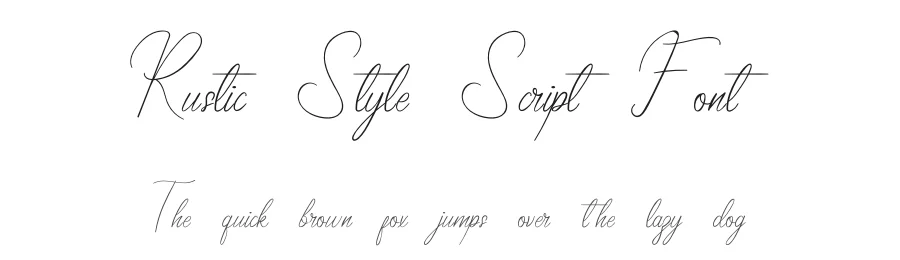 Rustic Style Script Font by Erik Studio — Script Handwritten Font