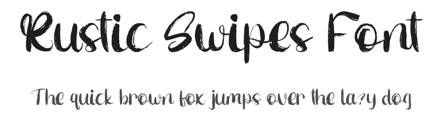Rustic Swipes Font by Creatifontstudios — Script Handwritten Font