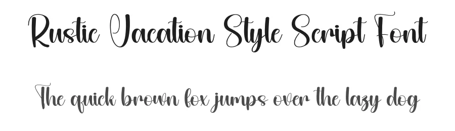 Rustic Vacation Style Script Font by andikastudio — Script Handwritten Font