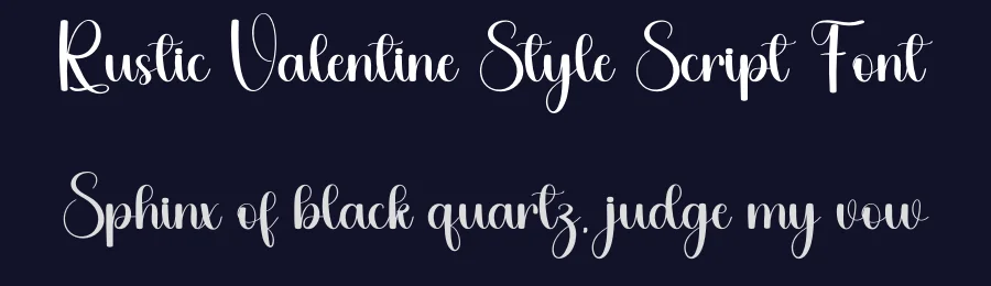 Rustic Valentine Style Script Font by freshtypeink — Script Handwritten Font — thumbnail 2