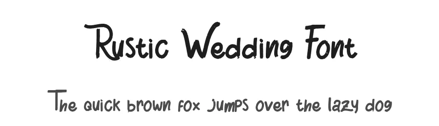 Rustic Wedding Font by Vitalii β Display Font