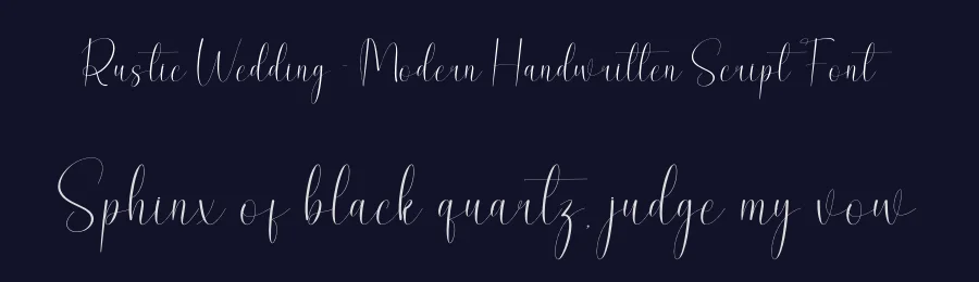 Rustic Wedding – Modern Handwritten Script Font by andikastudio — Script Handwritten Font — thumbnail 2