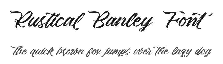 Rustical Banley Font by letterenastudios — Script Handwritten Font