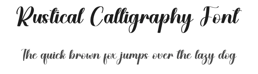Rustical Calligraphy Font by andikastudio — Script Handwritten Font