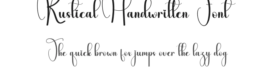 Rustical Handwritten Font by andikastudio — Script Handwritten Font
