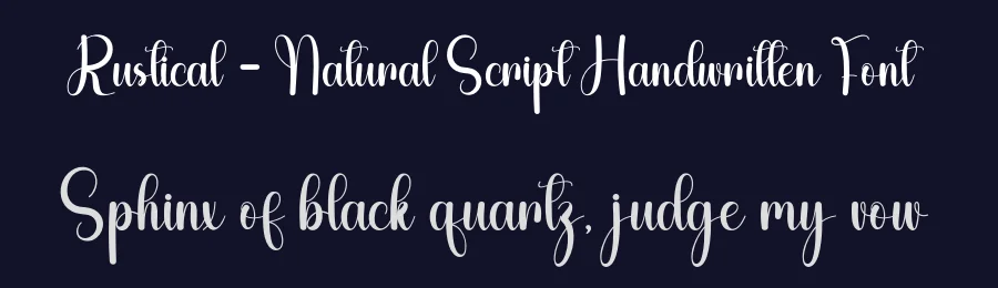 Rustical – Natural Script Handwritten Font by andikastudio — Script Handwritten Font — thumbnail 2