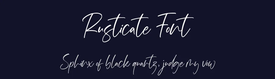Rusticate Font by AesthericaStudio — Script Handwritten Font — thumbnail 2