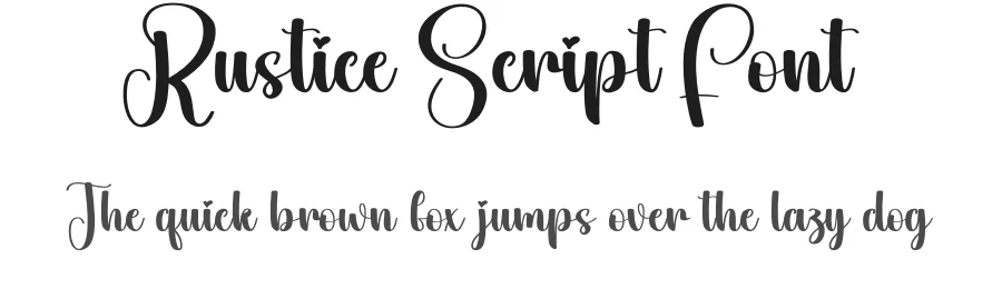 Rustice Script Font by andikastudio — Script Handwritten Font