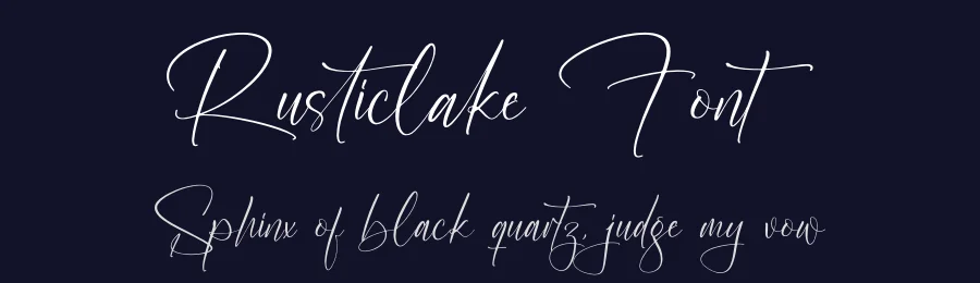Rusticlake Font by letterfabric — Script Handwritten Font — thumbnail 2