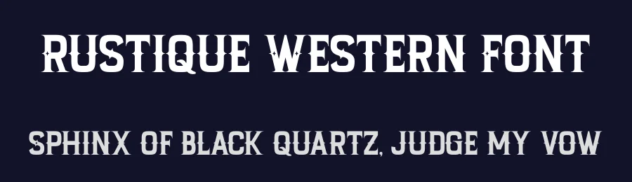 Rustique Western Font by MasyafiStudio — Serif Font — thumbnail 2