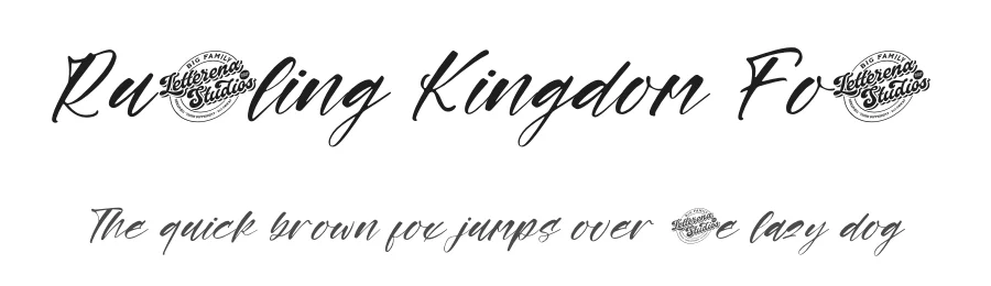 Rustling Kingdom Font by letterenastudios — Script Handwritten Font