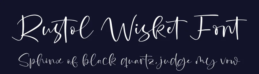Rustol Wisket Font by stylishtype.co — Script Handwritten Font — thumbnail 2
