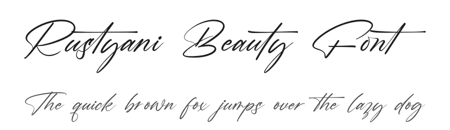 Rustyani Beauty Font by stylishtype.co — Script Handwritten Font