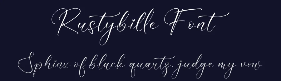 Rustybille Font by letterfabric — Script Handwritten Font — thumbnail 2