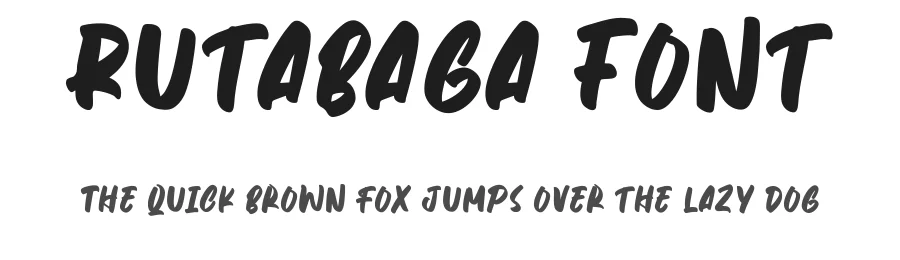 Rutabaga Font by Lettermine — Script Handwritten Font