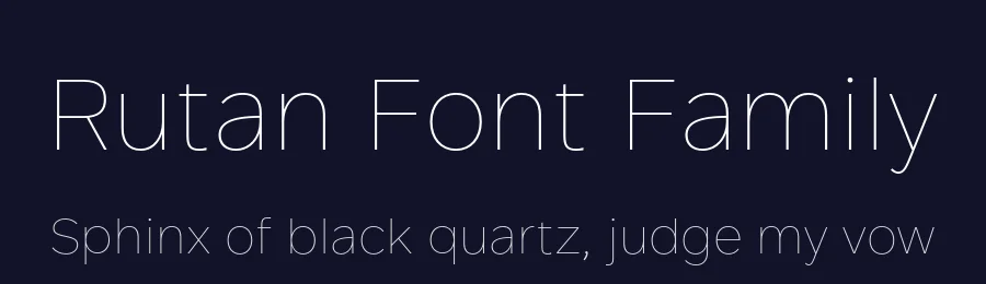 Rutan Font Family by The Northern Block — Sans Serif Font — thumbnail 2