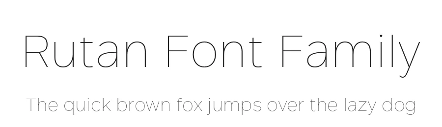 Rutan Font Family by The Northern Block — Sans Serif Font