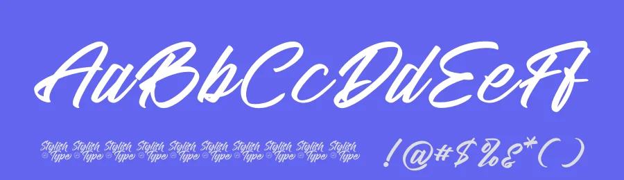Ruthype Kongesti – Bold Calligraphy Font by stylishtype.co — Script Handwritten Font — thumbnail 3