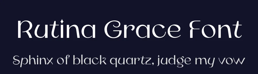Rutina Grace Font by YUKITA CREATIVE — Sans Serif Font — thumbnail 2