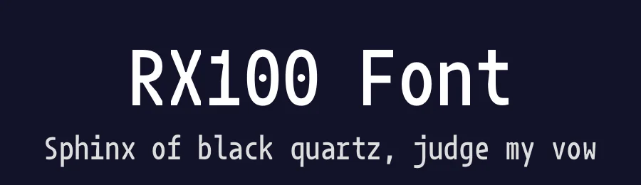 RX100 Font by Indian Type Foundry — Display Font — thumbnail 2