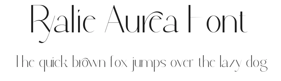 Ryalie Aurea Font by RaisProject — Display Font