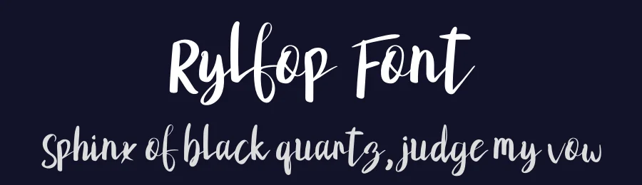 Rylfop Font by khalwastudio — Script Handwritten Font — thumbnail 2