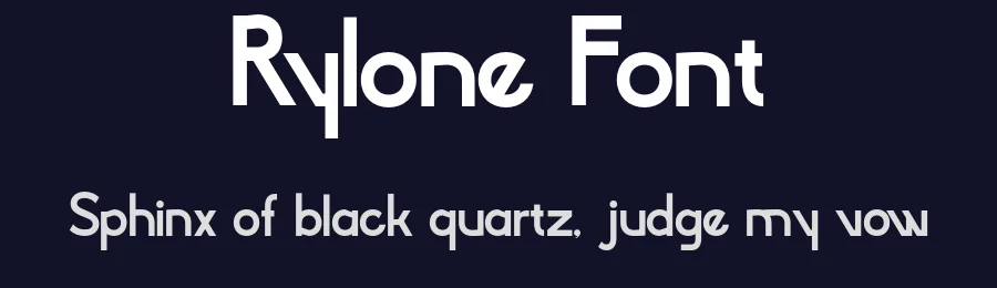 Rylone Font by roomspace.cl — Sans Serif Font — thumbnail 2