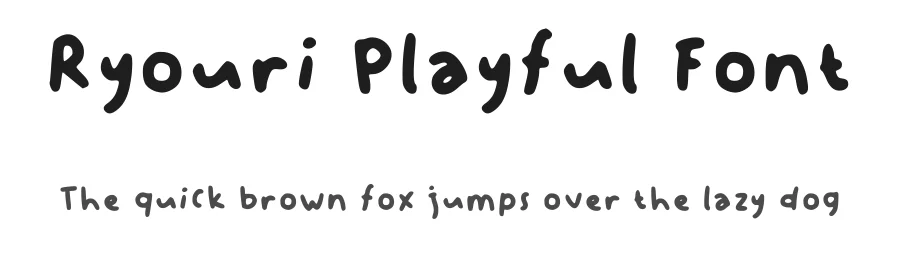 Ryouri Playful Font by theadorableink — Script Handwritten Font