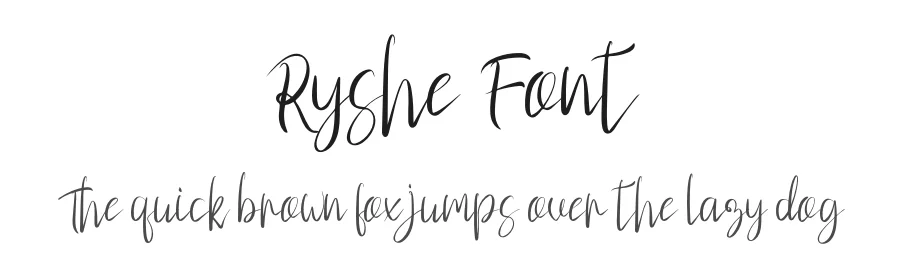 Ryshe Font by khalwastudio — Script Handwritten Font