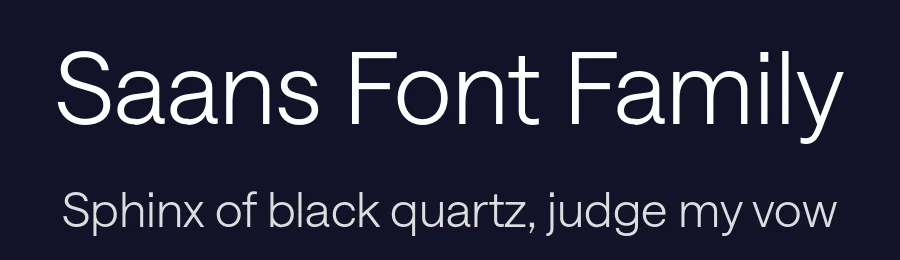 Saans Font Family by Martin Vácha — Sans Serif Font — thumbnail 2