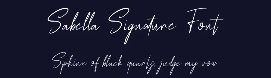 Sabella Signature Font by hyperactype — Serif Font — thumbnail 2