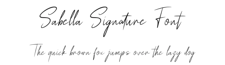 Sabella Signature Font by hyperactype — Serif Font